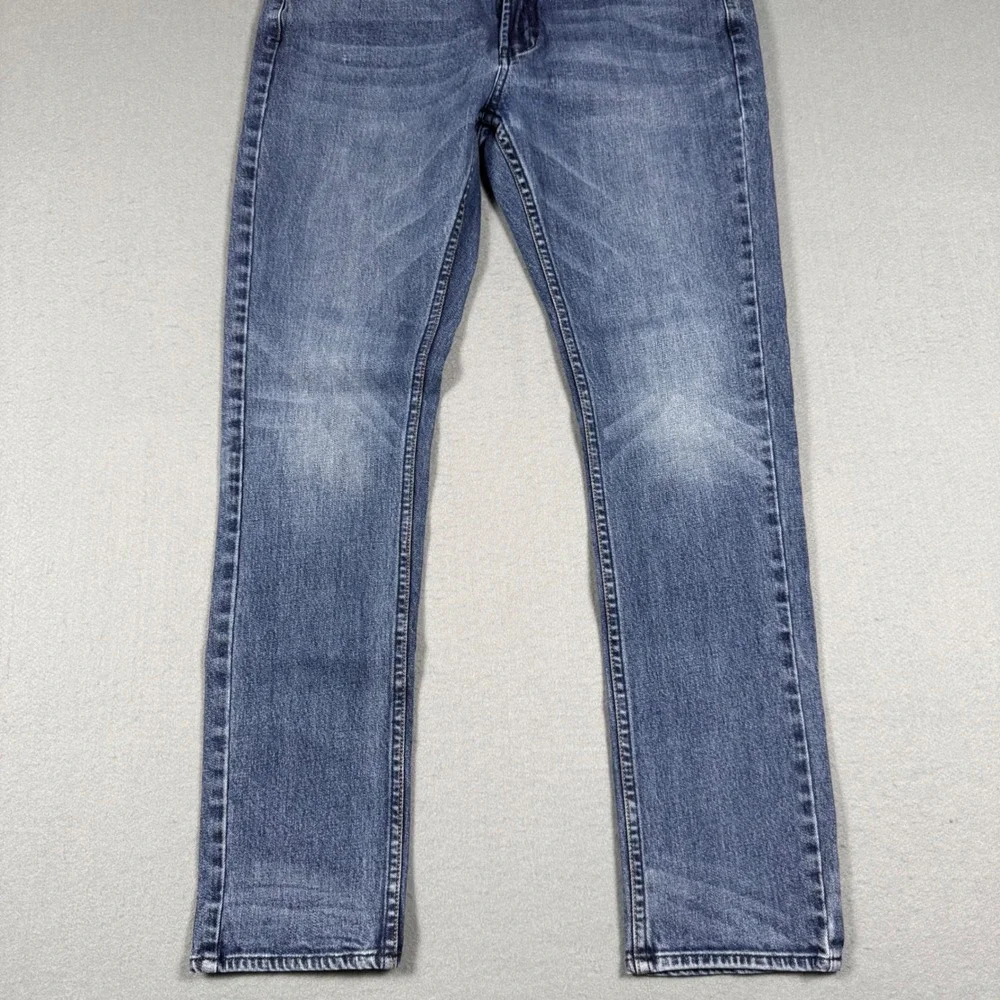 PacSun Mens Skinny Jeans 34x32 Medium‎ Wash Blue Denim Casual Pants
